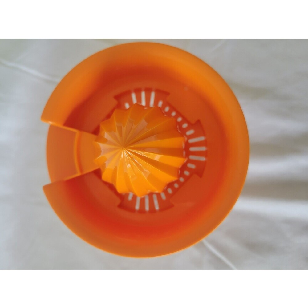 Vintage Gemco Citrus Lemon Juicer Glass Jar Screw On Plastic Lid Built In Spout - Picture 4 of 5